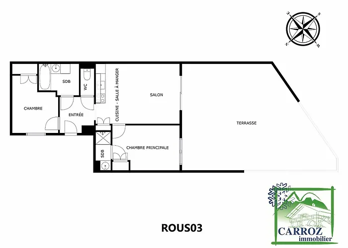 Rous 03 아파트 레 카로즈 다라세
